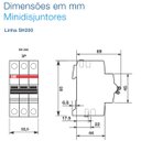 Ver imagem 6 de Disjuntor Tripolar ABB SH203 T 10A Curva C Norma DIN