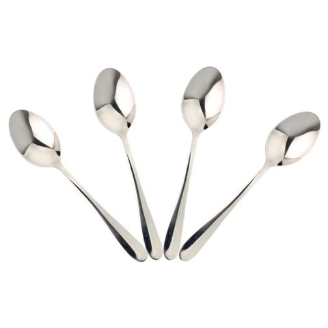 Conjunto de Colheres para Chá Inox com 4 Peças - A/CASA