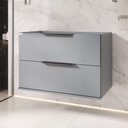 Ver imagem 2 de Gabinete para Banheiro Iolanda 80 Suspenso Fabribam Cinza
