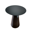 Ver imagem 1 de Mesa de Apoio Cone Laqueada - Tampo 60 cm Altura 60 cm - Preto