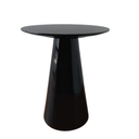 Ver imagem 2 de Mesa de Apoio Cone Laqueada - Tampo 60 cm Altura 60 cm - Preto