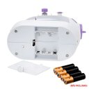 Ver imagem 3 de Mini Máquina de Costura Portátil com Pedal Elétrico Luz Integrada Fonte Bivolt