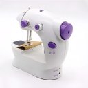 Ver imagem 2 de Mini Máquina de Costura Portátil com Pedal Elétrico Luz Integrada Fonte Bivolt
