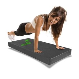 Colchonete Academia Fitness Yoga Abdominal 90 X 43 X 3 Cm - Preto - 1