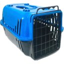 Ver imagem 1 de 1 CAIXA DE TRANSPOTE + 1 COMEDOURO BORDA ALTA + 1 BEBEDOURO PELO LONGO