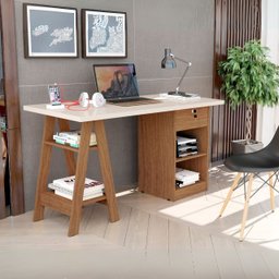 Escrivaninha para Quarto Estudo com Gaveta Bali Carmolar - 2