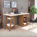 Ver imagem 2 de Escrivaninha para Quarto Estudo com Gaveta Bali Carmolar