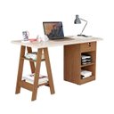 Ver imagem 1 de Escrivaninha para Quarto Estudo com Gaveta Bali Carmolar