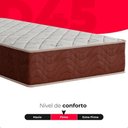 Ver mais imagens de Cama Box Baú Solteiro + Colchão Prime Espuma D45 Marrom Suede Marrom/marrom