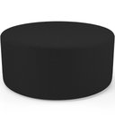 Ver imagem 1 de Puff Redondo Orgânico para Living 90cm Lola W01 Bouclê Preto - Lyam Decor