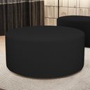 Ver imagem 2 de Puff Redondo Orgânico para Living 90cm Lola W01 Bouclê Preto - Lyam Decor