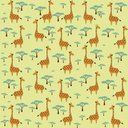 Ver imagem 2 de Papel de Parede Infantil Girafa Safari