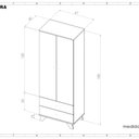 Ver imagem 7 de Guarda Roupas Lívia em Mdf Qualidade Superior