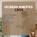 Ver imagem 2 de Guarda Roupas Lívia em Mdf Qualidade Superior