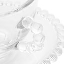 Ver imagem 3 de Jogo 4 Xícaras de Chá com Pires Café 180ml Cristal Wolff Pearl Incolor Mesa Posta