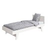 Berço Americano Branco Fosco Prince Vira Mini Cama e Trocador Vira Mesa de Cabeceira Infantil - Rell - 5