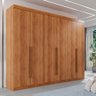 Guarda Roupa Casal 100% Mdf 6 Portas 6 Gavetas Itália - Mais Móveis Cinamomo - 2