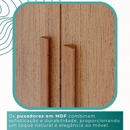 Guarda Roupa Casal 100% Mdf 6 Portas 6 Gavetas Itália - Mais Móveis Cinamomo - 6