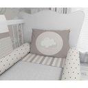 Ver imagem 4 de Kit Berço Enxoval de Bebê Elefantinha Nas Nuvens