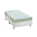 Ver imagem 1 de Cama Box Solteiro Colchão Espuma D33 Castor Sleep Max + Base CRC Courano White(88x188)