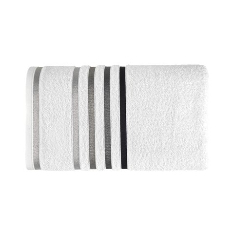Toalha de Banho Lumina A: Branco/cinza