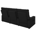 Ver imagem 7 de Poltrona do Papai Reclinável Mallie 3 Lugares Baú Usb Fh9 Pu Preto - Mpozenato