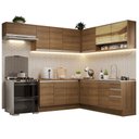 Ver imagem 3 de Armário de Cozinha Completa de Canto 469cm Rustic Glamy Madesa 01
