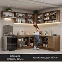 Ver imagem 6 de Armário de Cozinha Completa de Canto 469cm Rustic Glamy Madesa 01