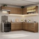 Ver imagem 1 de Armário de Cozinha Completa de Canto 469cm Rustic Glamy Madesa 01