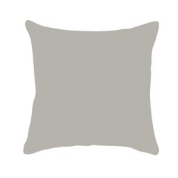 Capa de Almofada Lisa Veludo Cinza Claro 43x43cm - 1