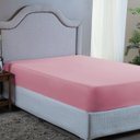 Ver imagem 1 de Lençol Casal 400 Fios Poliéster Ultra Macio com Elástico Avulso:rose
