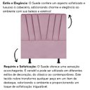 Ver imagem 5 de Cabeceira Solteiro Cama Box Estofada 90 Cm Antonella Suede:rosa