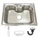 Ver imagem 1 de Cuba Cozinha Gourmert Dispenser Escorredor Valvula Escoador Sifao Luxo Copa Restaurante Lavanderia L