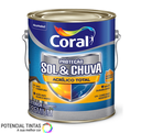 Ver imagem 1 de Latex Coral Sol e Chuva Acrilico Total Branco 3,6l