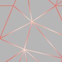 Ver imagem 2 de Papel de Parede Adesivo Zara Cinza Claro com Rosê Gold - 2,8m