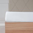 Ver imagem 1 de Protetor de Colchão Casal Impermeável Microfibra 138x188x35 Branco