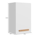 Ver imagem 4 de Armário Aéreo Intenza 40cm 1 Porta Branco - Nicioli