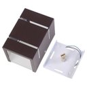 Ver imagem 2 de Arandela Katarina 10cm 2 Faixos de Luz:marron