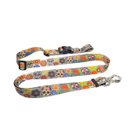 Ver imagem 2 de Guia Flex Caveira Mexicana de Cintura para Cachorro - MaluPet