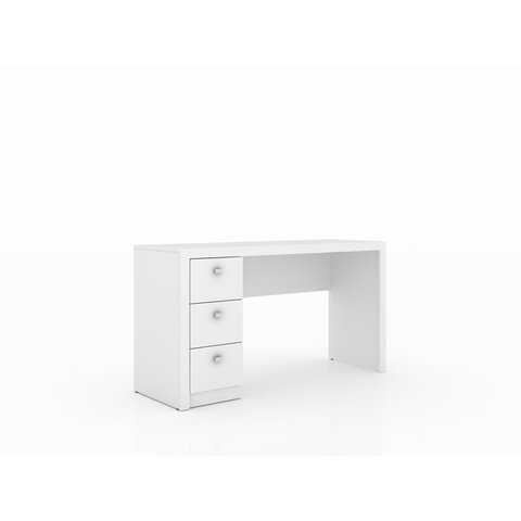 Mesa Escritório com 3 Gavetas Me4102 Branco - Tecno
