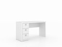 Ver imagem 1 de Mesa Escritório com 3 Gavetas Me4102 Branco - Tecno