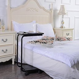 MESA PARA NOTEBOOK MULTIFUNCIONAL COM RODINHAS AUXILIAR JANTAR CAMA SALA ESTUDO HOME OFFICE - 5