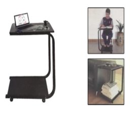 MESA PARA NOTEBOOK MULTIFUNCIONAL COM RODINHAS AUXILIAR JANTAR CAMA SALA ESTUDO HOME OFFICE - 2