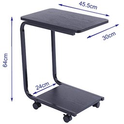 MESA PARA NOTEBOOK MULTIFUNCIONAL COM RODINHAS AUXILIAR JANTAR CAMA SALA ESTUDO HOME OFFICE - 7