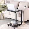 MESA PARA NOTEBOOK MULTIFUNCIONAL COM RODINHAS AUXILIAR JANTAR CAMA SALA ESTUDO HOME OFFICE - 4