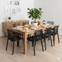 Ver imagem 1 de Kit 8 Cadeiras Gruvyer Empilhável Sala Jantar - Seat&co