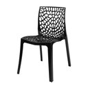 Ver imagem 3 de Kit 8 Cadeiras Gruvyer Empilhável Sala Jantar - Seat&co