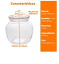 Ver imagem 6 de Conjunto de Potes de Vidro Hermético 620ml 3 Peças - Casambiente Povi084