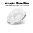 Ver mais imagens de Conjunto de Potes de Vidro Hermético 620ml 3 Peças - Casambiente Povi084