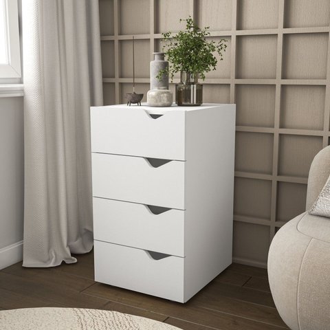 Gaveteiro para Escritório 4 Gavetas Porto